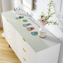 Q Bomb Silicone Shoes Cabinet Mat Nordic Genguan Countertop Bucket dust-proof cover cloth PVC waterproof and washable TV cabinet table cloth