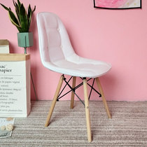 Nordic creative leisure chair modern minimalist home dining chair lazy Eames dormitory student back desk chair