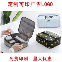 Custom Print LOGO Cute Practical Makeup Bag Beauty Salon Business Business Event Send Customer Containing Bag Wash Bag