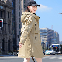 2022 Spring Autumn New Loose 100 Hitch Slim High End Atmospheric Fashion Windsuit Woman Mid Korean version Temperament Jacket