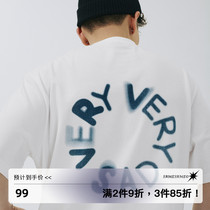 SAMESAME Double heartbreaking print pure cotton t-shirt male and female loose tide cards heavy hip hop bottom short sleeves