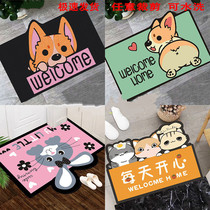  Net celebrity entrance carpet New cartoon floor mat Bathroom bathroom absorbent household door entrance door non-slip entry door