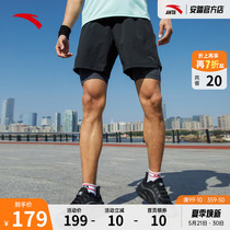 Anta hygroscopic speed dry tech sports shorts men 2022 spring and summer new running training fake two mens pants