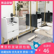 Barber shop tool cabinet hairdressing shop tool table beauty salon tool salon special cabinet rack hair cutting Cabinet