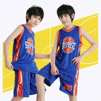 Childrens basketball uniforms costumes boys children primary school students sports jerseys custom boys printing