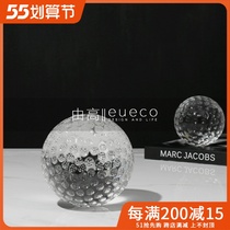 Brief MODERN TRANSPARENT CRYSTAL SOFT DECORATIONS CREATIVE BOOK HOUSE-LIKE BOARD HOUSE SALE OFFICE HOME GENGUAN DESKTOP SWING PIECE