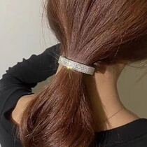 Delicate inlaid drill hairpin Rear Brain Spoon Temperament Clip Water Drill Horsetail Buttonnet Red 2022 New Hairpin Accessories