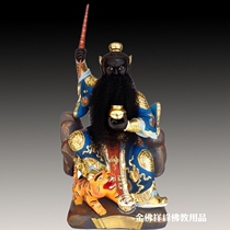 Zhang Daoling Zhang Tianshi old ancestor Tianshi Zu Tianshi resin Idol 16 inch 40CM gold painted Taoist supplies