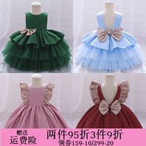 Baby dress for baby girls baby princess dress child dress child fluffy dress child wedding dress butterfly knot spring summer
