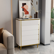 Household drawer cabinet five or six chest of drawers modern light luxury bedroom storage cabinet living room against the wall integrated drawer storage cabinet