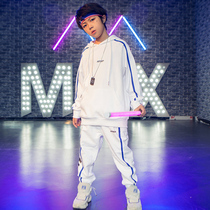 Boys hip-hop autumn suits 2022 new performance clothes Western style sportswear childrens performance clothes hooded sweater tide