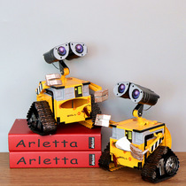 Wrought iron ornaments robot paper box restaurant desktop Creative furnishings tissue box roll box retro childrens gifts