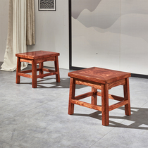 New Chinese style of New Flower Pear Stool Adult Solid Wood Small Wood Small Stack Hedgehoard New Bench