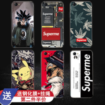 oppor9s mobile phone shell r9splus DELIVERED STEEL FILM r9 CARTOON r9plus MEN SK FASHION INS Tide Card Sp Silicone Softcover Full Bag Anti-Fall Net Red-like Personality Genesis