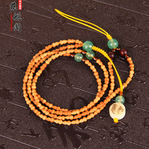 Taishan Cihang Pavilion hand-woven olive core mobile phone pendant pendant pendant lanyard sweater chain