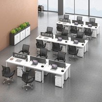 Cidi staff office desk and chair combination white simple office furniture screen work position office computer desk