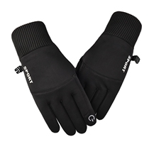 Winter outdoor riding warm gloves for men and women versatile with elasticity