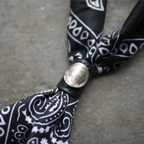 Hardwind American retro New Year horse hip cowhide square towel buckle