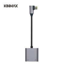 New KinMax type-c turns 3 5mm switching line hardware conversion game live support PD QC brand new