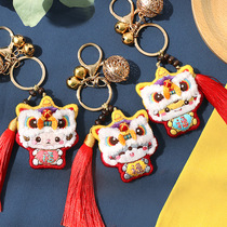Pudding Duoduo safe charm handmade embroidery diy material bag to send boyfriend Ping An Fu dust plug Amulet pendant