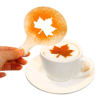 Transfer tool set embellishment chef chocolate powder sieve creative plate decorated coffee flower pattern Tea House Hotel