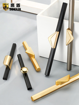 Eagle Shield Nordic creative extended Cabinet handle modern simple high-end gray drawer shoes cabinet wardrobe door handle