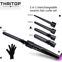 ceramic hair curler curling iron 09-32mm hair tong wave wand