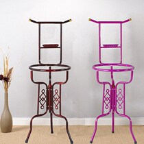  Washbasin rack Old-fashioned basin rack rural washbasin rack Wrought iron bathroom bathroom triangle floor basin rack shelf