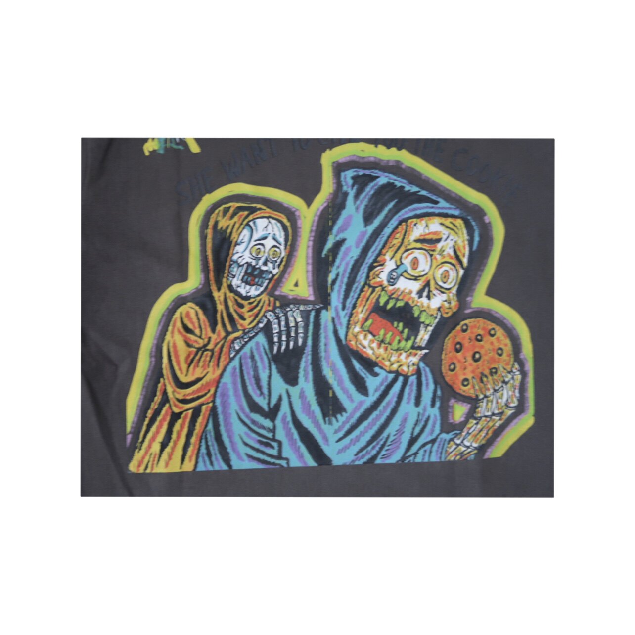 Альбом Канье 6 сезона граффити Винтажный прилив красоты ретро мойка случайный короткий рукав Футболка свободный, Others / Other 