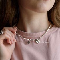 Flash hair limited special price Spain niche Tide brand UNOde50 simple love necklace handmade Valentines Day love