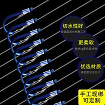 Hand-tied sub-line double hook ghost tooth Iseni has barbed fishing hook without reel hook tension large fishing hook