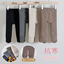 Female Baby Pair Pantyhose Autumn Winter Plus Suede Thickened baby girl socks CUHK Pure Cotton Beat Underpants Wear