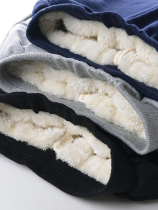 Girls cotton pants winter plus velvet thickened 2021 new medium-sized childrens warm pants wear a northern one for winter