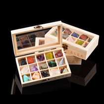 15 kinds of natural crystal mineral crystal specimens for childrens popular science geological research