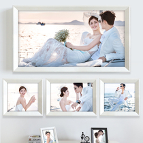 Wedding photos wash photos plus photo frame table 20 24 36 inch creative combination Nordic picture frame hanging wall simple custom