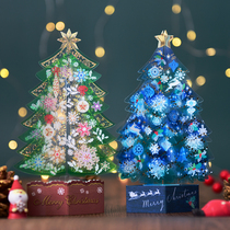 Japan ins three-dimensional Christmas greetings cards Christmas Christmas Eve decorations Christmas Eve decoration ornaments thank card