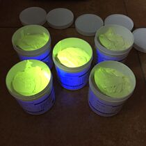 Silk screen invisible ink paint UV fluorescent ink anti-counterfeiting small amount of secret room escape material special
