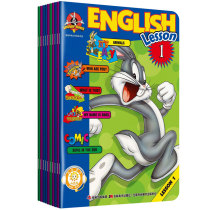  Xiaofei childrens Chinese and English bilingual early education with sound English Bugs Bunny picture book 0-8 years old Bugs Bunny English 10 volumes