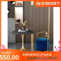 Italian minimalist light luxury sofa combination leisure small round table meeting guest negotiation table and chair set rest area reception chair