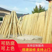 Bamboo pole vegetable garden set up outdoor small bamboo green grape rack bamboo pole dance bamboo bar empty shop gardening mosquito net