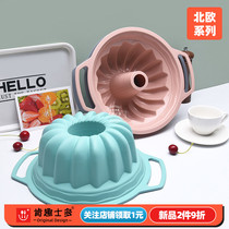Kensido new round Savalin cake mold Makaron silicone European easy to clean baking and baking easy to die