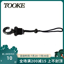 New TOOKE LED strong light diving flashlight accessories underwater lighting special belt buckle hand rope