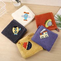 Mandite portable towel cotton household square children cute face wash hand soft absorbent small square towel