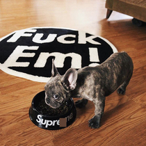 sup delicately pet boomer dog bowls dog basin ceramic plastic cats dog bowls non-slip snow neri fou than bear gold wool