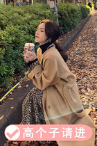 High Sub New Temperament 100 Hitch Coat 170 Winter Thickened Womens Coat 175 Camel Color Fashion Great Clothes Tide