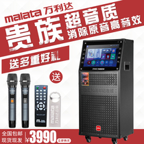 Wanlida square dance sound with display sound outdoor speaker singing and dancing High power with wireless microphone