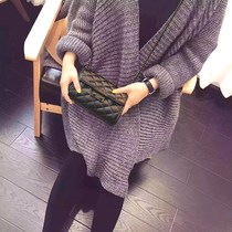 Singapore Lamode leather shoulder small bag 2019 female Singapore texture Joker crossbody chic mini chain