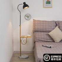 Nordic post-modern floor lamp Living room Bedroom Bedside study Sofa Simple fashion creative personality Vertical table lamp