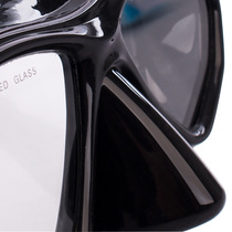  Snorkeling mask Snorkeling diving Silicone snorkel mask Adult HD big frame men and women flippers Snorkeling diving