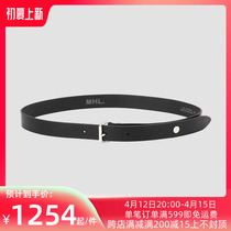 British MHL PRESS STUD BELT male and female minimalist metal by buckle accessories strap belt